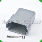 12-Pin Wire Harness female Waterproof Connector Automotive Electrical Harness pigtail