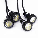 4Pcs LED Car Auto DRL Daytime Running Lights 12V 15W  White Backup Lamp Automobiles Reversing Parking Signal Lamp