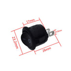 10PCS 12V Round Rocker Switch ON/OFF 2 Pin SPST Camper Van Caravan Motorhome For Car Auto Boat Household Appliances