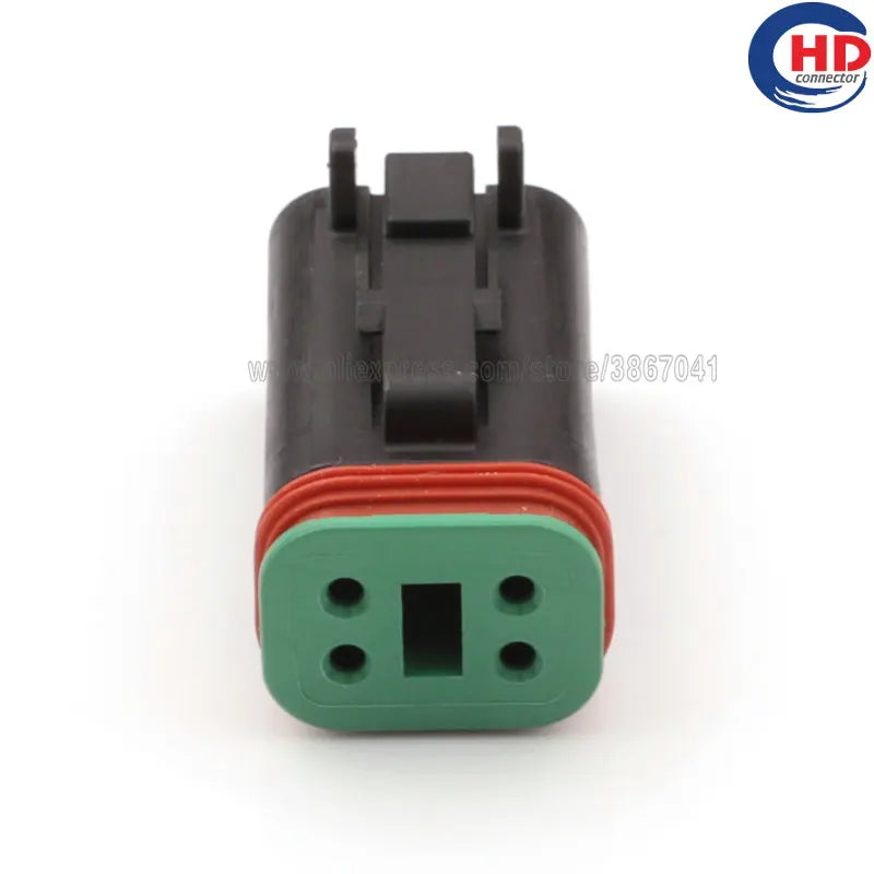 4pin auto waterproof electric plastic wire harness connector DT06-4S-CE06