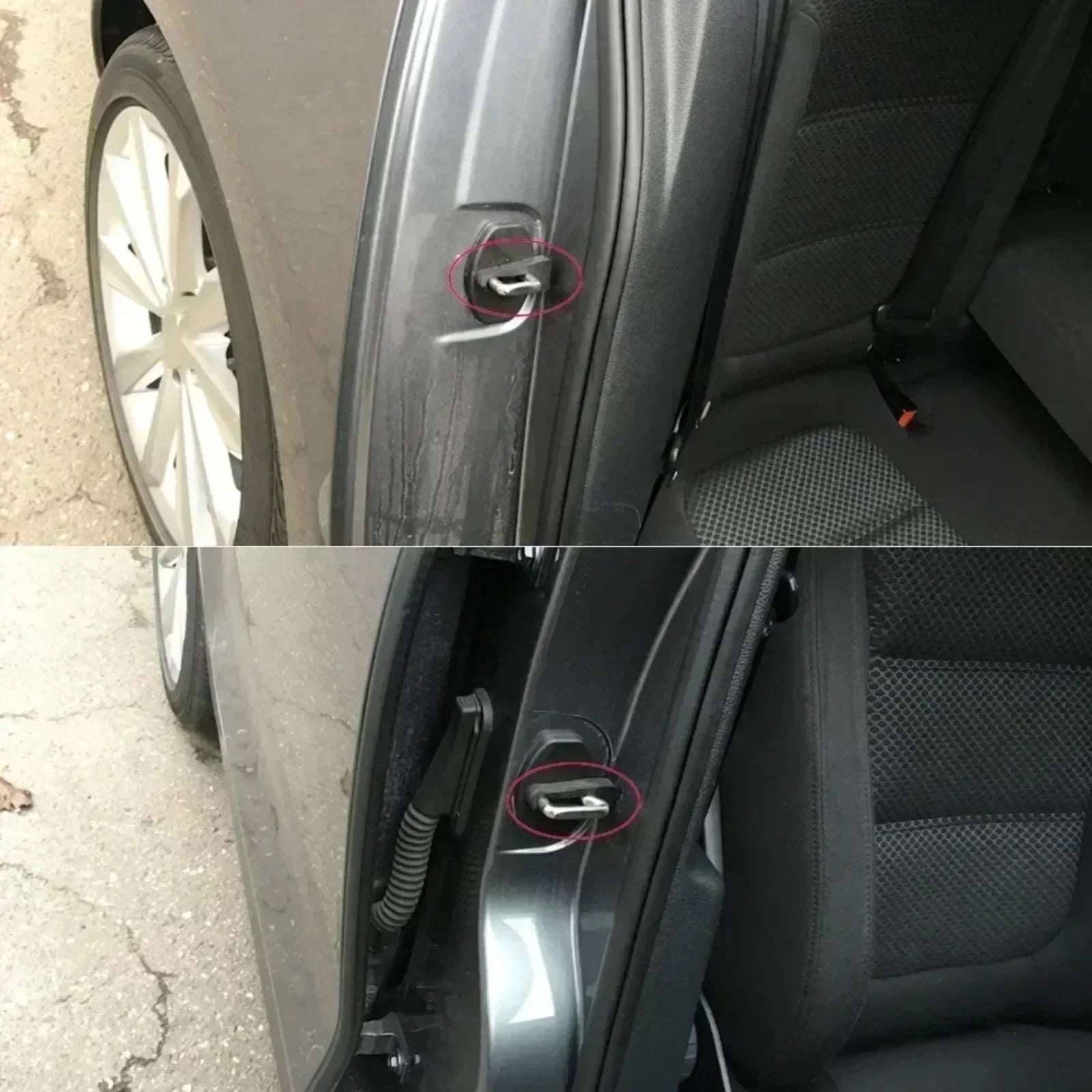 Universal Car Door Lock Damper Buffer Car Shock-proof Muffler Pad Car Door Shock-absorbing Car Door Anti-collision Pad Amagi