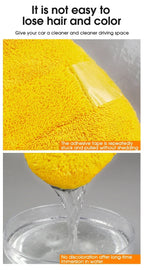 Car Washing Gloves Double Sided Coral Fleece Thickened Super Absorbent Car Wiping Gloves Cleaning Tools Amagi