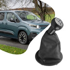 1x 5 Speed Car Auto Shift Knob Handball & Dust Jacket Kit For C3 For Berlingo Car Gear Shift Knob Lever Handball Interior Parts
