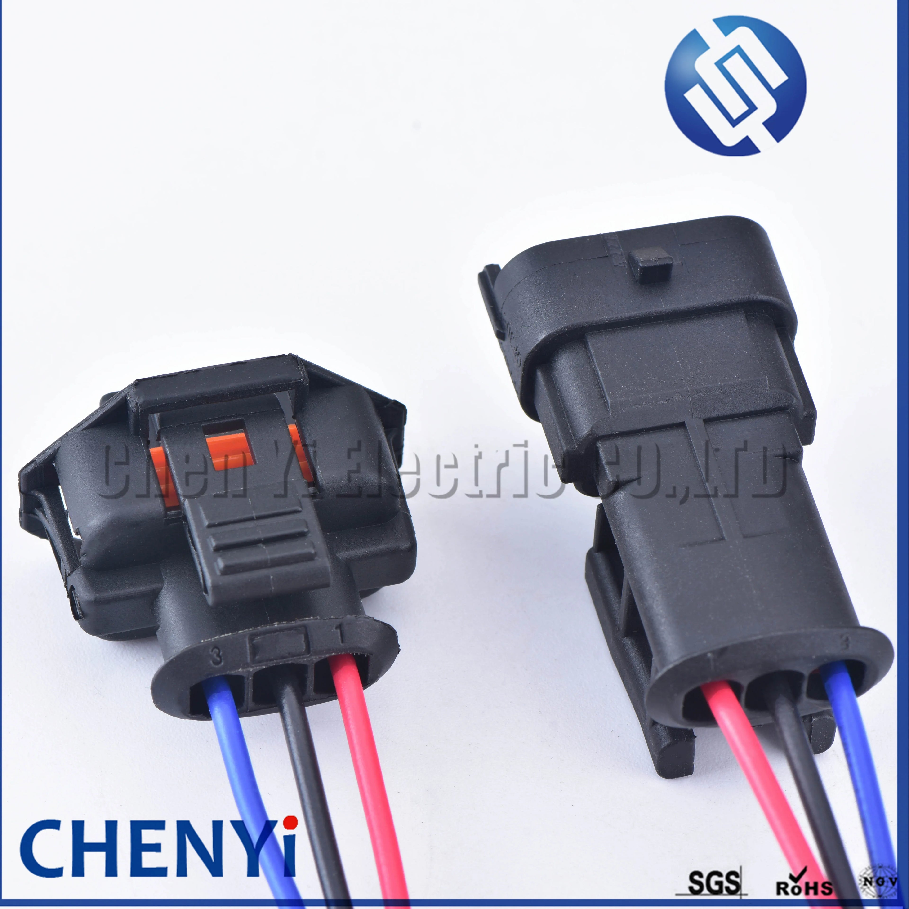 3 Pin Auto MAP Sensor Connector Common Rail Diesel Injection Pump Socket Pressure Crankshaft Position Sensor Plug For 1928404227