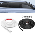 1PC RV Rain Gutter 1/2" Height Drip Rail PVC Rain Strip Roof J Shape Rain Gutter Soft Rubber Strip RV Water Guide Strip
