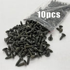 Mixed Car Motorcycles Metal 100/10pcs Screw Tapping Fastener U-Type with Screw Anti-rust Protection Clip Buckle Iron Sheet Amagi