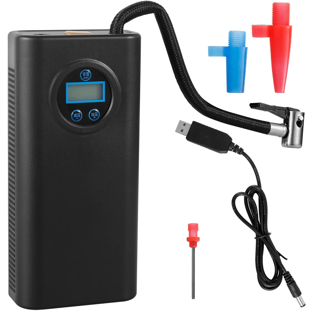 Nflate Your Car Tires 3000 Mah Wireless Tire Inflator Charging Handheld Inflator Pump Tram Motor Wireless Inflator Or Motorcycle