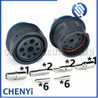 9 Pin HDP series automotive waterproof connector male or female plug HDP26-24-9SE HDP24-24-9PE With Pins For Deutsch
