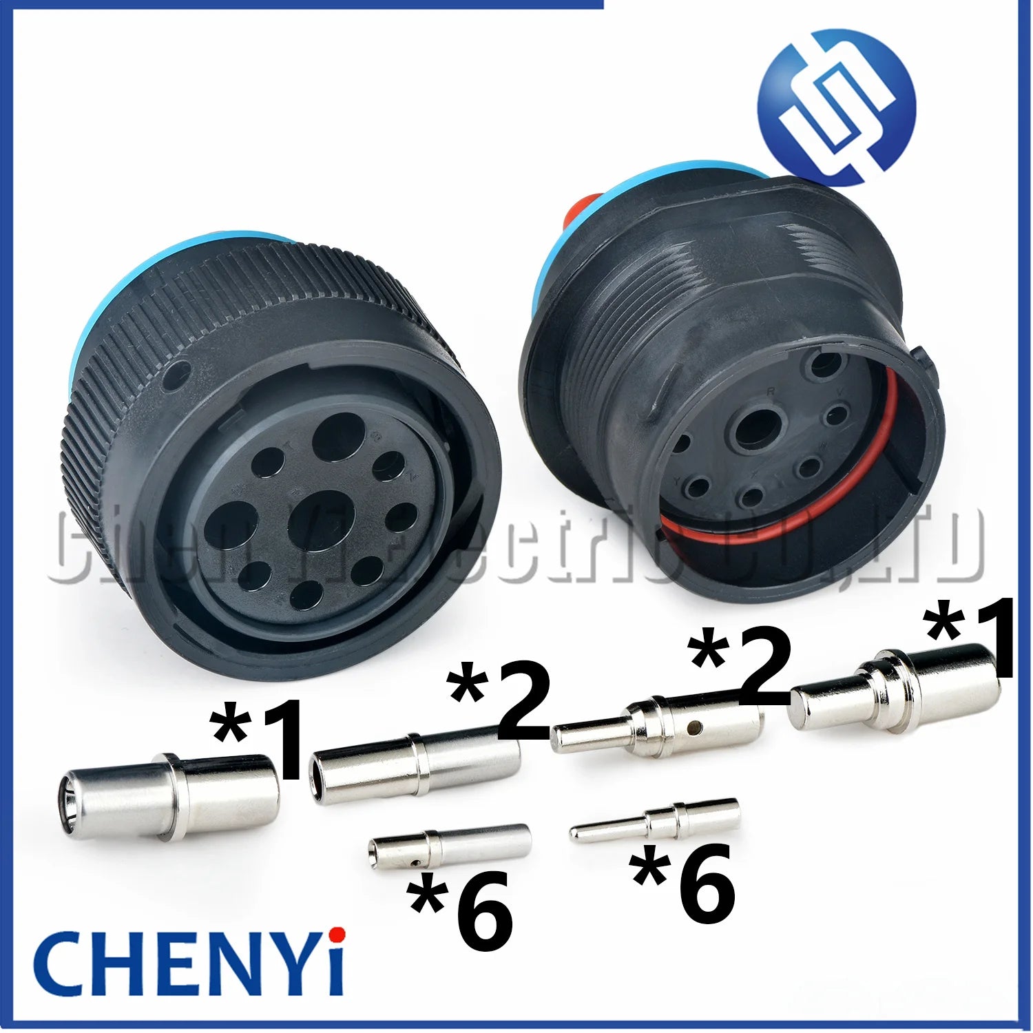 9 Pin HDP series automotive waterproof connector male or female plug HDP26-24-9SE HDP24-24-9PE With Pins For Deutsch