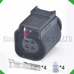 4 Pin  Auto Connectors Water temperature and liquid level sensor Plug 4B0973812 4B09737...
