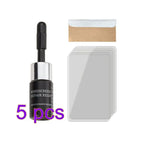 5PCS Automotive Windshield Glass Crack Nano Repair Fluid Car Resin Scratch Crack Restore Fluid Glass Curing Glue Car Accessories