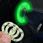 Car Window Lifter Stickers Car Night Glowing Interior Button Sticker Decals Car Lifter Switch Night Fluorescent Decoration