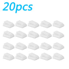 1-100Pcs Cable Clips Organizer Car Dashboard Self-Adhesive Drop Wire Holder Cord Manager Car Fixed Clamp Wire Clip Accessories