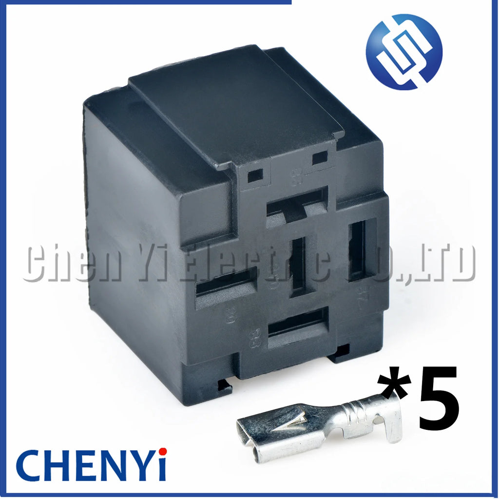 5 Pin Automotive connector Relay Base wire harness Plug CY7059-6.3-21