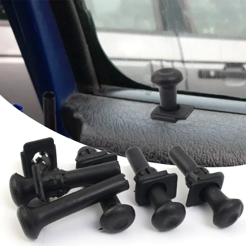 NEW 4pcs/Set Car Security Door Lock Knob Pins for Golf Mk2 Mk3 Scirocco Door Pull Pin 191837187 Protective Cover