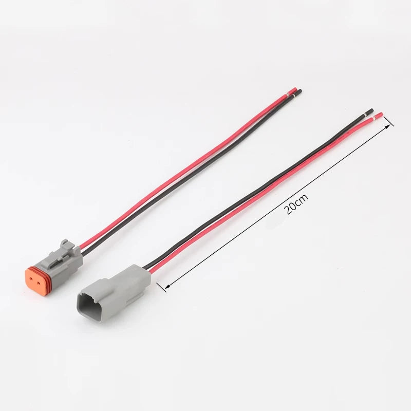 DT04-2P/DT06-2S Automotive Waterproof Connector Harness Plug 2/3/4/6/8/12 Hole for Heavy Truck Plug