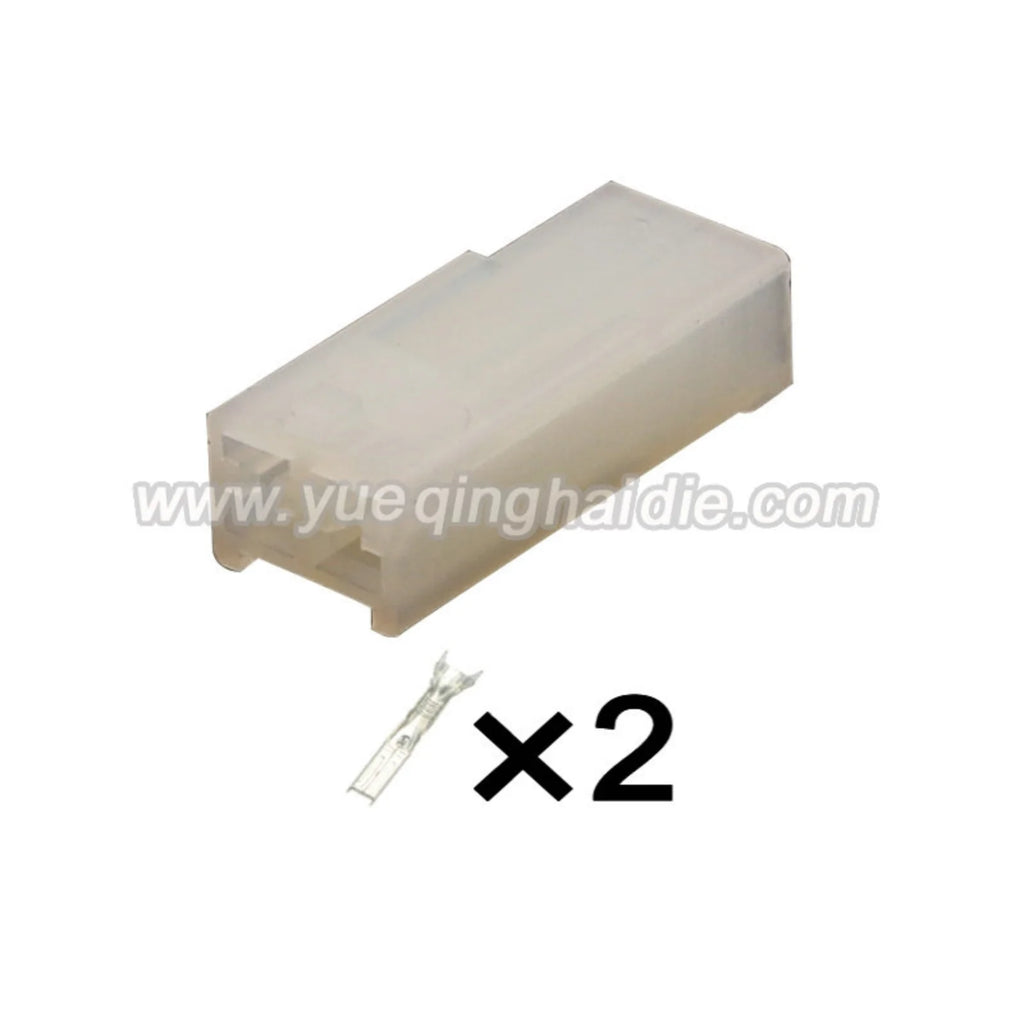 2-PIN Electronic Male Female Automotive Unsealed 2.3mm Connector Lateral Jack Sensor Plug For Yamaha MT 07
