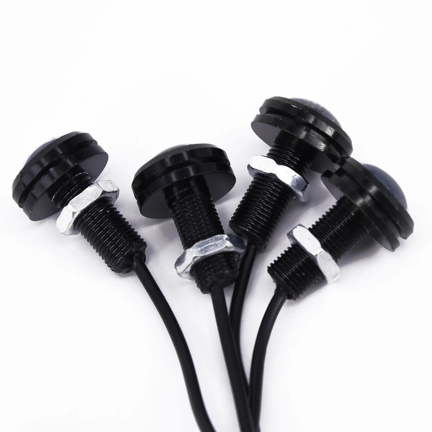 4Pcs LED Car Auto DRL Daytime Running Lights 12V 15W  White Backup Lamp Automobiles Reversing Parking Signal Lamp
