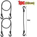 Heavy Duty Bungee Cords with Hooks Elastic Tie Down Straps for Car Roof Rack Motorcycle Luggage Cargo Net Camping Tent Rope