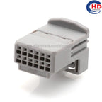6pin auto waterproof electric plastic wire harness connector 1717106-3/90980-12F71