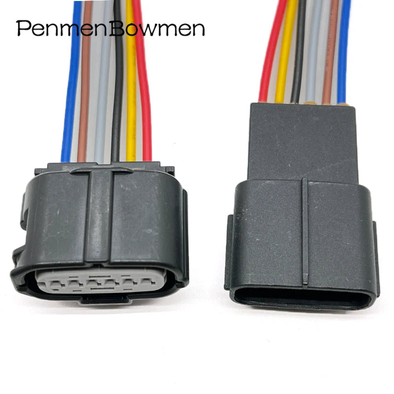 1 Set 6 Pin Auto Accelerator Pedal MAF Reversing Radar Electrical Connectors Wire Harness Plug For Toyota Subaru Mazda 6189-7100