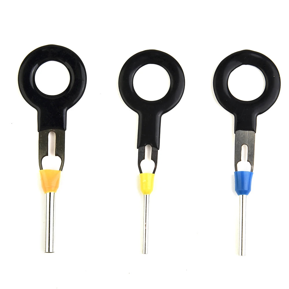 11pcs/Set Car Wire Terminal Removal Kit Tool Crimp Connector Extractor Release Pin Remover Repairing Disassembly Tools