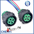 4 Pin round waterproof automotive Truck urea pump air solenoid valve Wire harness plug 121583-0002 sealed auto cable connector