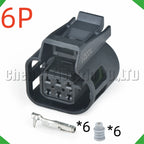 6-Pin Auto Connector Automotive Connectors throttle valve oxygen sensor