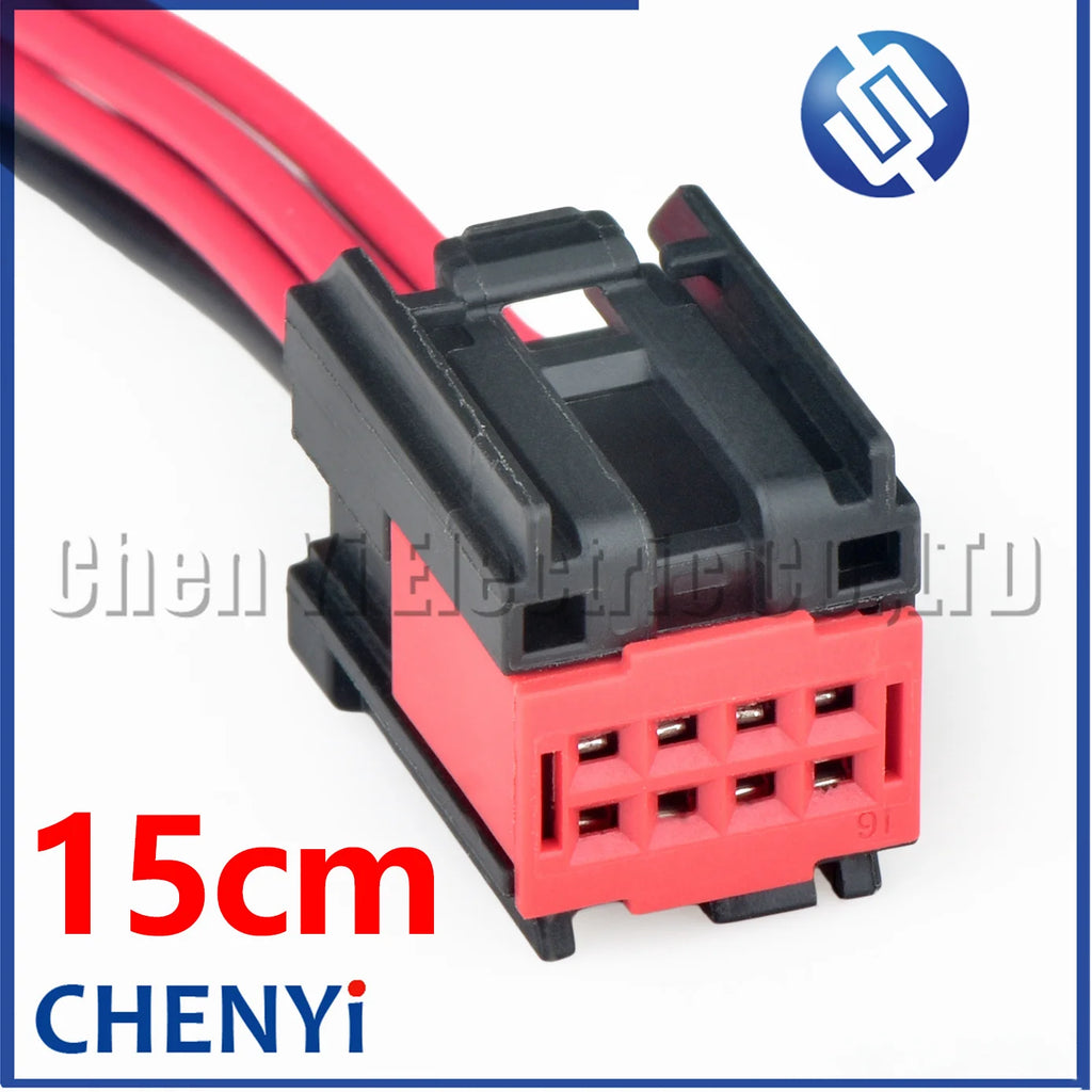 8 Pin male or female car connector audio control panel wiring harness connector plug 1456987-3 1411168-1 For Ford Focus