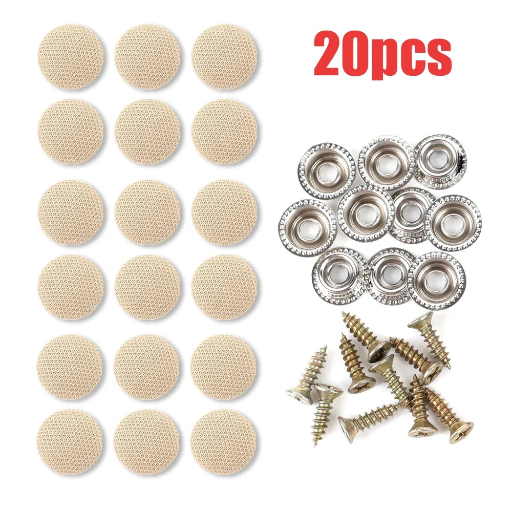 Car Ceiling Buckles Fixing Clips Auto Car Interior Roof Fixing Buckles Screw Headliner Fabric Rivets Retainer Buckle Fastener