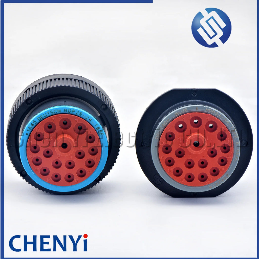 18 Pin HDP series auto waterproof connector Wire harness plug HDP26-24-18SE HDP24-24-18PE with Pins For Deutsch