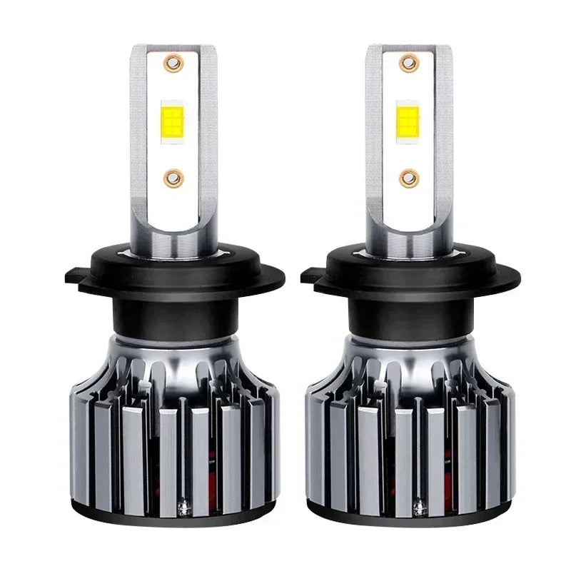 H7 H4 Canbus LED Light Bulb H1 H8 H9 H11 9005 HB3 Headlight Mini Size Design Wireless Super Bright CSP Chips 30000LM 6000K Amagi