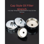 1PC Wrench Auto Tool End Cap Oil Filter Wrench Auto Hand Tools Remover Tool Socket Wrench Remover Car Accessories