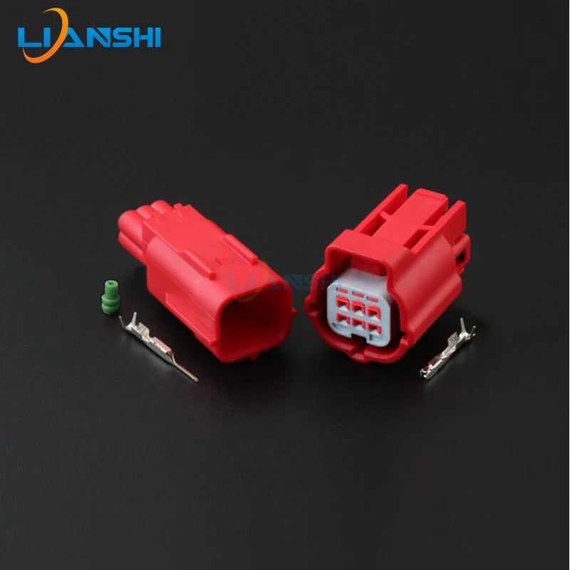 MWTR(P)B-06-1A-R red 6P electronic fuel injection motorcycle ODB diagnostic connector DJ7069Y-0.6-11/21