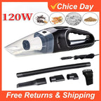 12V Car Vacuum Cleaner Portable 100W Handheld Portable Car Mounted Vacuum Cleaner Super SuctionWet AndDryDualUseCar Home Amagi