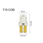 5/40PCS Light Bulbs LED W5W T10 COB 4SMD Led Parking Bulb Auto Wedge Clearance Lamp Canbus Silica Bright White License Amagi