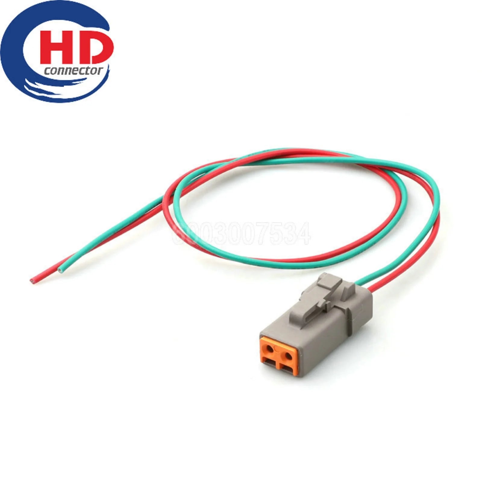 2 Pin Connector 2.3mm Series Female Connector Cable Plug Motorcycle Electrical Harnesses Wiring Harness DTP06-2S