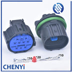 10 Pin Car Headlight Plug Waterproof Electrial Auto Socket Male or Female HP406-10021 Wire Harness Connector For Hyundai Kia