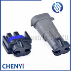 5 Pcs 2 Pin car waterproof connector air conditioner compressor pump Fuel Tank plug AC CLUTCH Connector 12162017 H1348-2P For GM