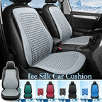 Winter Car Seat Cushion Short Plush Seat Protector Pad with Non-Slip Backing Flocking Cloth Cover Universal Front Covers Amagi
