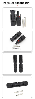400/200/100/40/20/10 Pcs Photovoltaic Solar Connector 1000V30A Wholesale Panel Connectors Kit for PV/MC Cable 2.5/4/6mm²