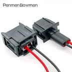 1 Set 2 Pin Auto Diesel Fuel Injector Plug Waterproof Fuel Pump Electronic Connector Cable for 7287-1495-30 90980-12747