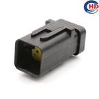 6pin auto waterproof electric plastic wire harness connector 776434-3