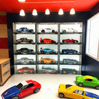 1Pcs Transparent Dustproof Stackable Storage Box Without Car Diecast Model Car Display Box Children Alloy Car Model Storage Box