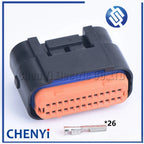 26 pin Waterproof wire plug connectors for automobiles,ECU auto connector including pinss MX23A26XF1 MX23A26SF1 For Honda