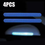 Car Rearview Mirror Reflector Stickers Universal Warning Anti-collision Reflective Strips Auto Exterior Accessories Reflex Tape