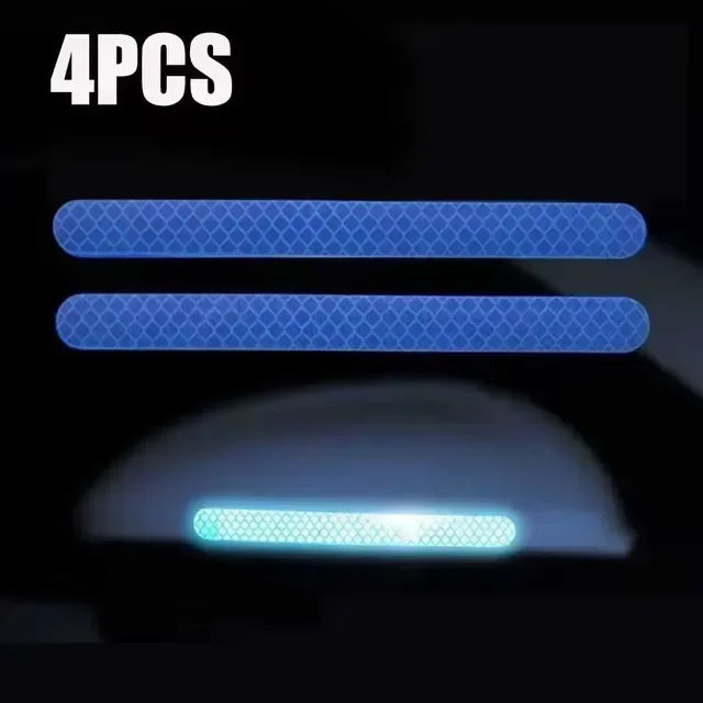 Car Rearview Mirror Reflector Stickers Universal Warning Anti-collision Reflective Strips Auto Exterior Accessories Reflex Tape