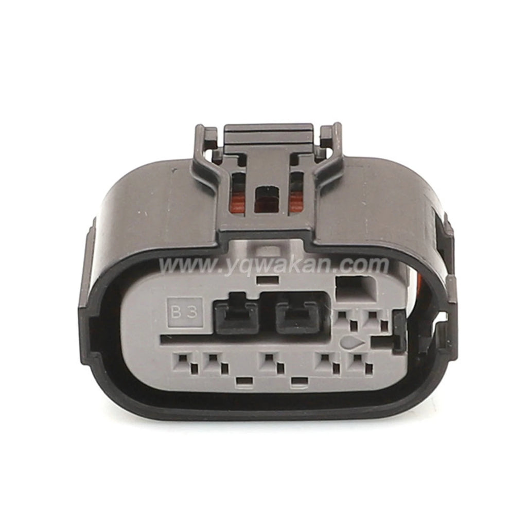 9Pin 0.6mm Female Connector Sealed Car Waterproof Automotive Wire Socket 7283-4658-30/90980-12362 Black Grey