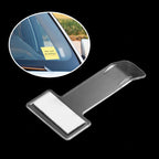 Car Vehicle Parking Ticket Permit Holder Clip Sticker Windscreen Fastener Kit Plastic Permit Card Holder Clip Sticker Car Parts