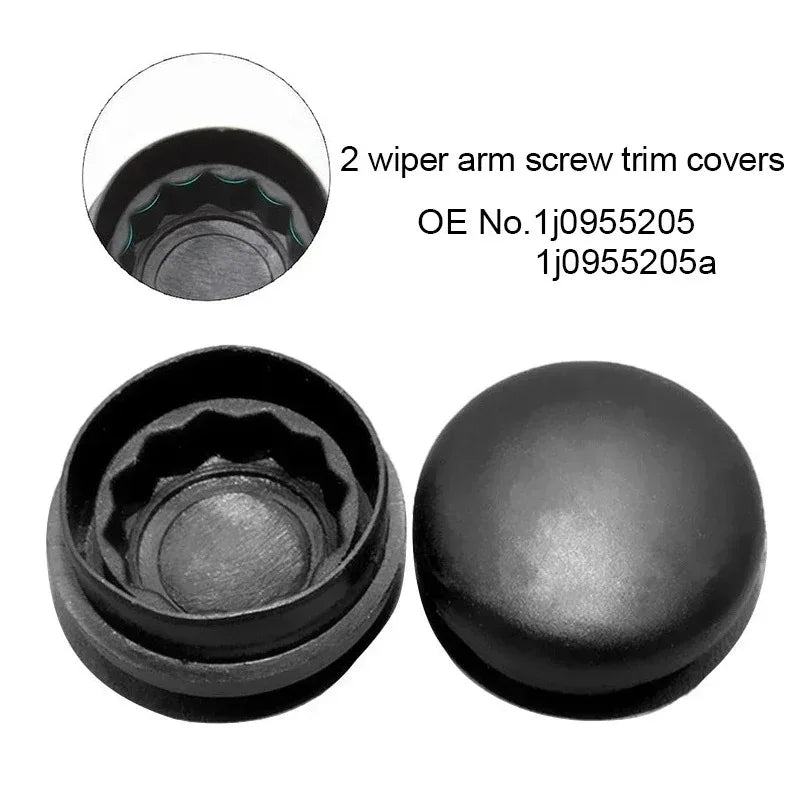 2/10pcs Car Front Windshield Wiper Arm Covers Nut Cap Wiper Arm Bolt Caps for VW Caddy Hyundai Tucson Santa Creta Kona Genesis